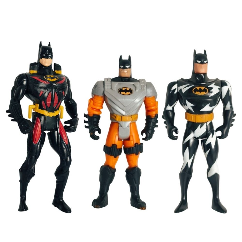 Vtg Batman Forever Bomb Control Lightning Strike Figures 90s Articulated Collect